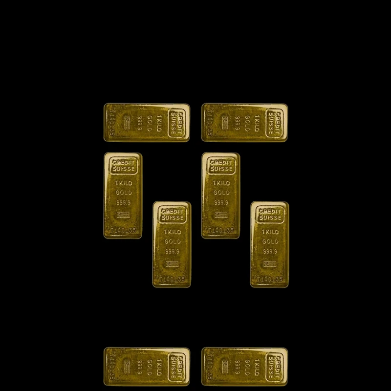 Michael B. Stuart’s gold-bar Opepen artwork in Set 082