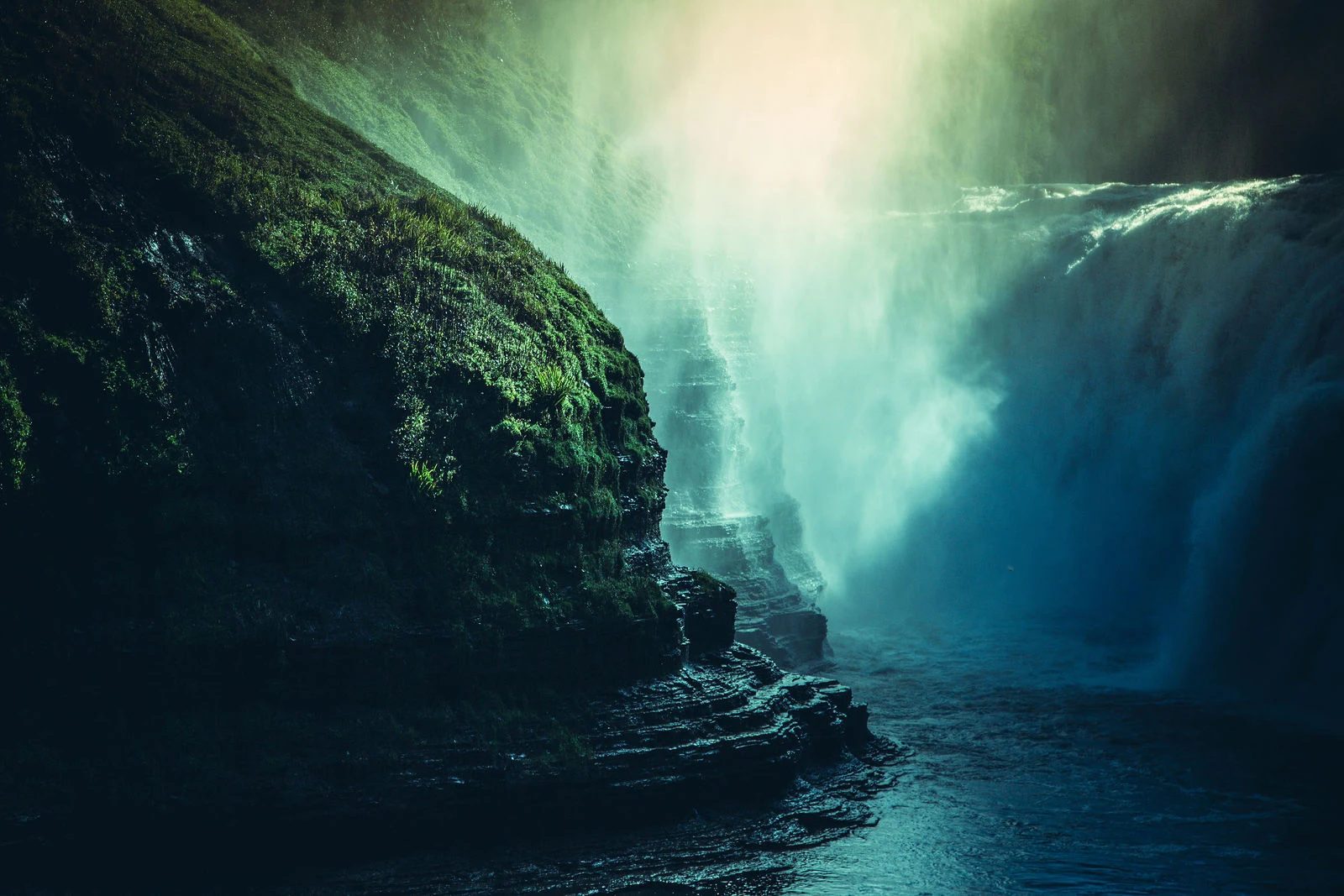 Light through the mist